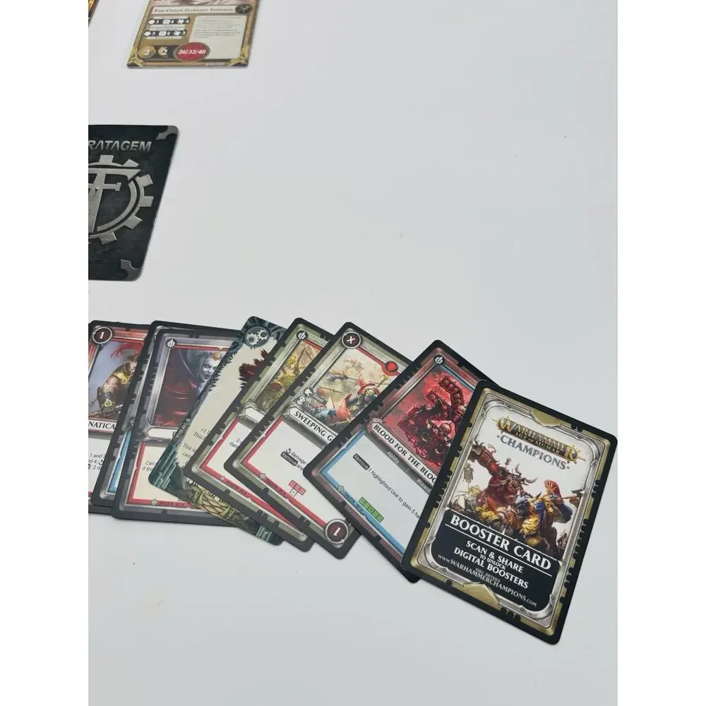 Lot Of Warhammer 40K cards All In Very Good Condition